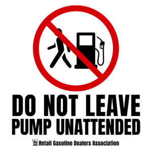 Do Not Leave Pump Unattended
